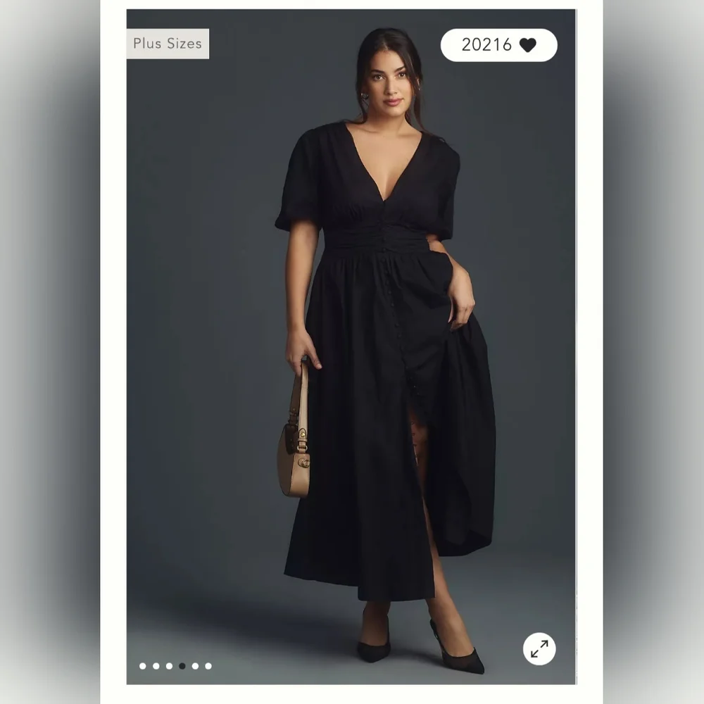 Floral V-Neck Maxi Dress - Picture 4 of 6